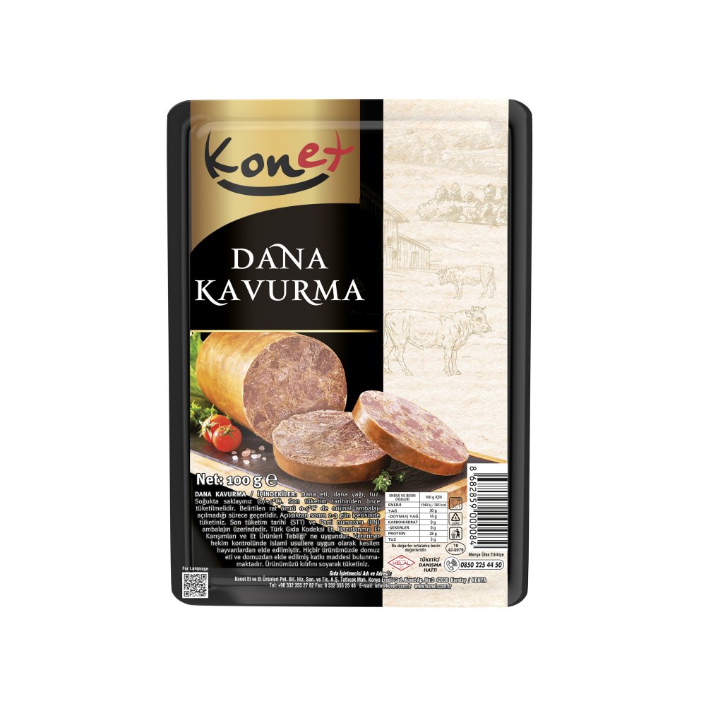 Dana Kavurma (Yuvarlak) 100g