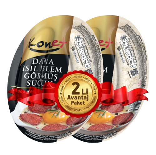 Avantaj Paket 2Li Dana Isıl İşlem Görmüş Sucuk 2x200g - 400g